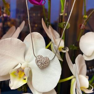 Swarovski Double Sized Heart Necklace